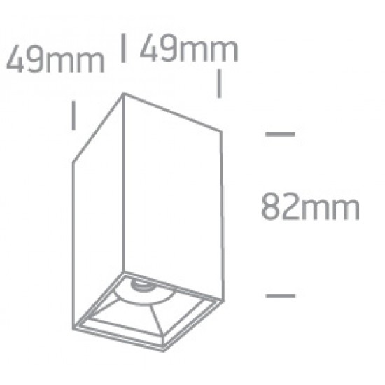 ONE LIGHT потолочный светильник Dark Light Pro 6W, LED, IP20, 12106B/W/W