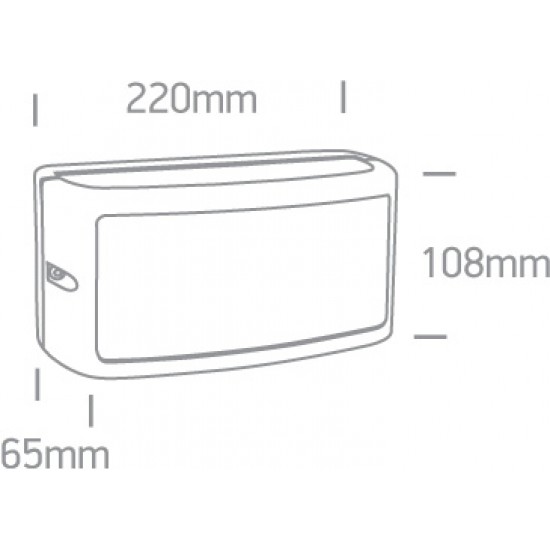 ONE LIGHT āra sienas gaismeklis LED, 10W, 3000K, 700lm, IP54, 67474A/AN/W