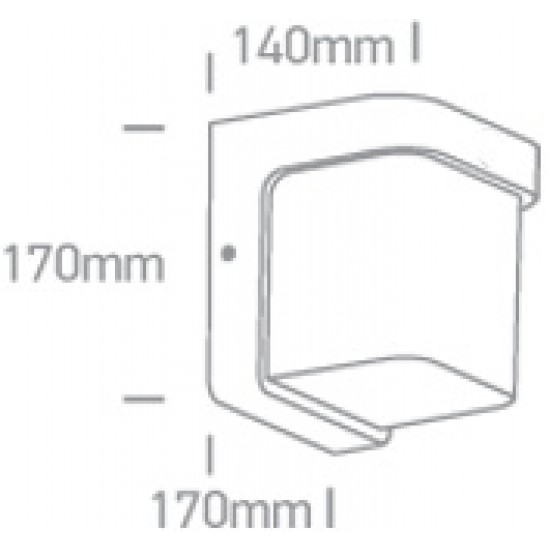 ONE LIGHT āra sienas gaismeklis LED, 12W, 3000K, 600lm, IP54, 67492/AN/W