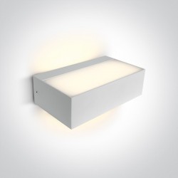 ONE LIGHT outdoor wall light LED, 9W, 3000K, 2x315lm, IP54, 67362C/W/W