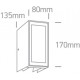 ONE LIGHT āra sienas gaismeklis Beams LED, 9W, 3000K, 600lm, IP54, 67440/W/W