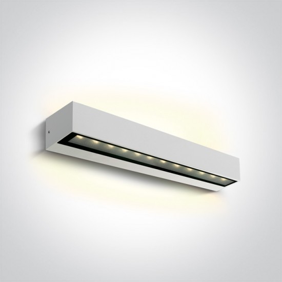 ONE LIGHT outdoor wall light Double Sided LED, 2x10W, 3000K, 1200lm, IP65, 67526B2/W/W