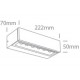 ONE LIGHT Außen-Wandleuchte Double Sided LED, 2x6W, 3000K, 720lm, IP65, 67526B1/W/W