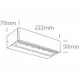 ONE LIGHT āra sienas gaismeklis Double Sided LED, 2x6W, 3000K, 720lm, IP65, 67526B1/W/W ONE LIGHT āra sienas gaismeklis Double Sided LED, 2x6W, 3000K, 720lm, IP65, 67526B1/W/W