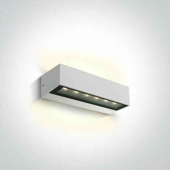 ONE LIGHT āra sienas gaismeklis Double Sided LED, 2x6W, 3000K, 720lm, IP65, 67526B1/W/W ONE LIGHT āra sienas gaismeklis Double Sided LED, 2x6W, 3000K, 720lm, IP65, 67526B1/W/W