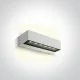 ONE LIGHT āra sienas gaismeklis Double Sided LED, 2x6W, 3000K, 720lm, IP65, 67526B1/W/W ONE LIGHT āra sienas gaismeklis Double Sided LED, 2x6W, 3000K, 720lm, IP65, 67526B1/W/W