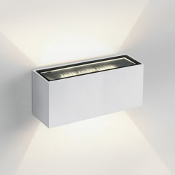 ONE LIGHT outdoor wall light LED, 2x6W, 3000K, 2x420lm, IP54, 67374A/W/W