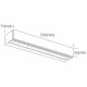 ONE LIGHT Außen-Wandleuchte Simple Sided LED, 13W, 3000K, 780lm, IP65, 67526A3/W/W