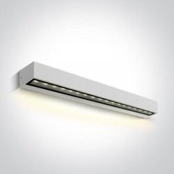 ONE LIGHT Außen-Wandleuchte Simple Sided LED, 13W, 3000K, 780lm, IP65, 67526A3/W/W