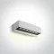 ONE LIGHT уличный настенный светильник Simple Sided LED, 8W, 3000K, 480lm, IP65, 67526A1/W/W