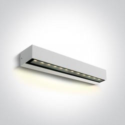 ONE LIGHT outdoor wall light Simple Sided LED, 9W, 3000K, 540lm, IP65, 67526A2/W/W