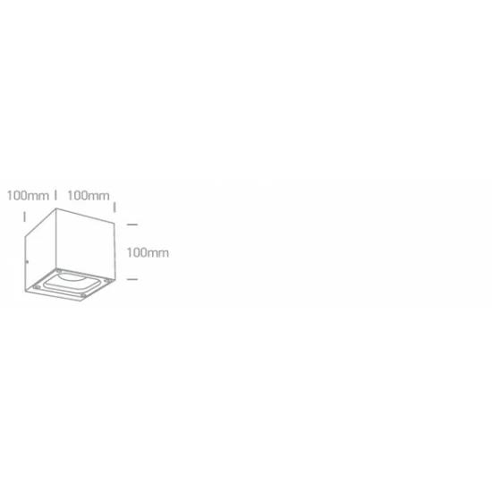 ONE LIGHT Außen-Wandleuchte The Cube LED, 2x6W, 3000K, 1000lm, IP65, 67524B/W/W ONE LIGHT Außen-Wandleuchte The Cube LED, 2x6W, 3000K, 1000lm, IP65, 67524B/W/W