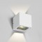 ONE LIGHT outdoor wall light The Cube LED, 2x6W, 3000K, 1000lm, IP65, 67524B/W/W