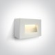 ONE LIGHT Außen-Wandleuchte The Glass Face LED, 4W, 3000K, 300lm, IP65, 67076/W/W