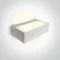 ONE LIGHT Außen-Wandleuchte LED, 7W, 3000K, 400lm, IP65, 67392/W/W