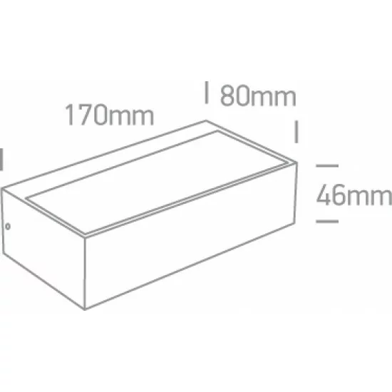 ONE LIGHT Außen-Wandleuchte LED, 7W, 3000K, 400lm, IP65, 67392/W/W ONE LIGHT Außen-Wandleuchte LED, 7W, 3000K, 400lm, IP65, 67392/W/W