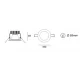 LIRALIGHTING buil-inLED light fixture STAX 100 CLEAR GLASS UGR<20 LIRALIGHTING buil-inLED light fixture STAX 100 CLEAR GLASS UGR<20