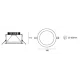 LIRALIGHTING buil-inLED light fixture STAX 180 DEEP HONEYCOMB UGR<18 LIRALIGHTING buil-inLED light fixture STAX 180 DEEP HONEYCOMB UGR<18