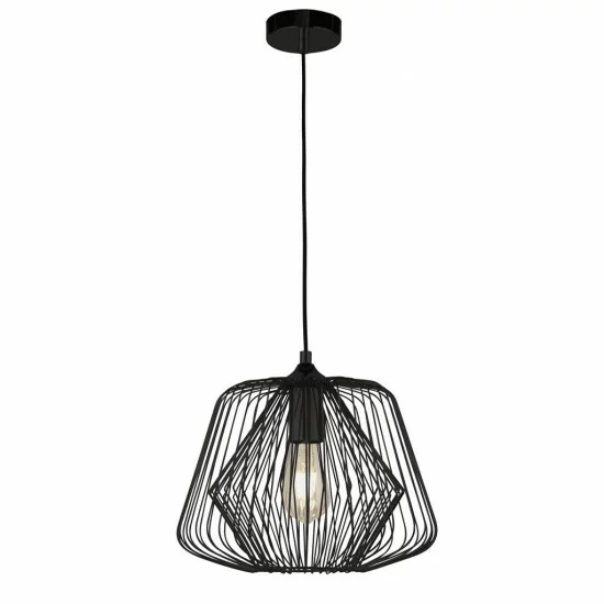 Searchlight piekaramā lampa Bell 1xE27x60W, 0211BK Searchlight piekaramā lampa Bell 1xE27x60W, 0211BK