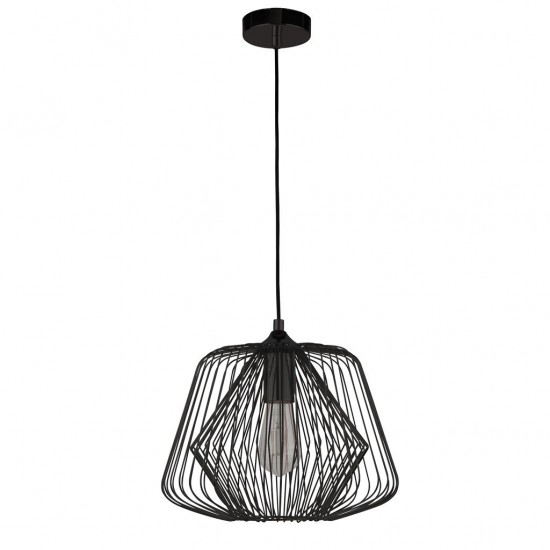 Searchlight Pendant Lamp Bell 1xE27x60W, 0211BK Searchlight Pendant Lamp Bell 1xE27x60W, 0211BK