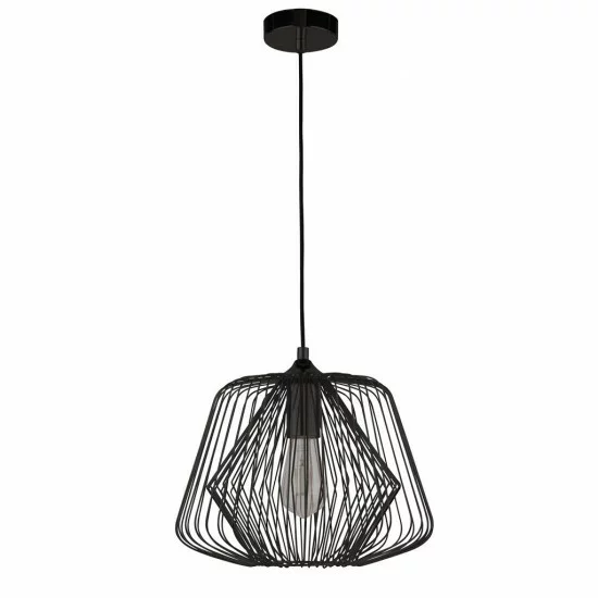 Searchlight piekaramā lampa Bell 1xE27x60W, 0211BK Searchlight piekaramā lampa Bell 1xE27x60W, 0211BK