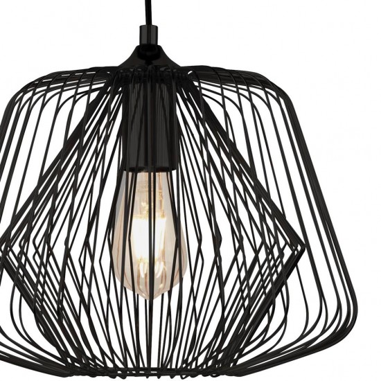 Searchlight Pendant Lamp Bell 1xE27x60W, 0211BK Searchlight Pendant Lamp Bell 1xE27x60W, 0211BK