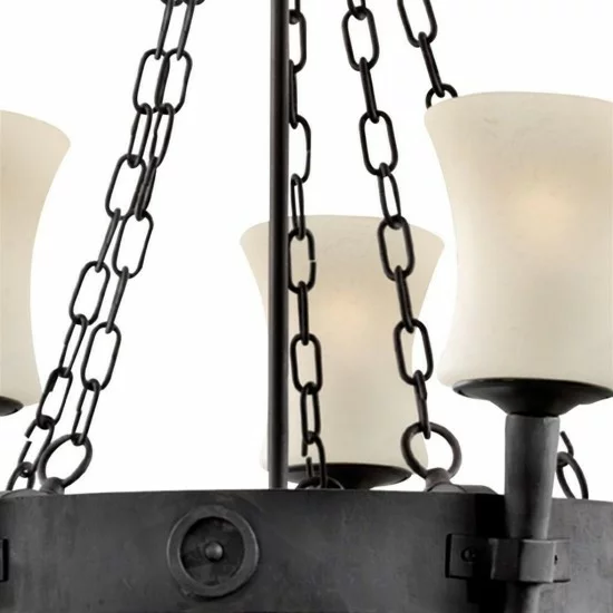 Searchlight Pendant Lamp Cartwheel 5xE27x60W, 0815-5BK Searchlight Pendant Lamp Cartwheel 5xE27x60W, 0815-5BK