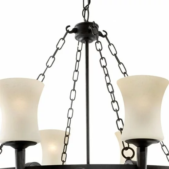 Searchlight piekaramā lampa Cartwheel 8xE27x60W, 0818-8BK Searchlight piekaramā lampa Cartwheel 8xE27x60W, 0818-8BK