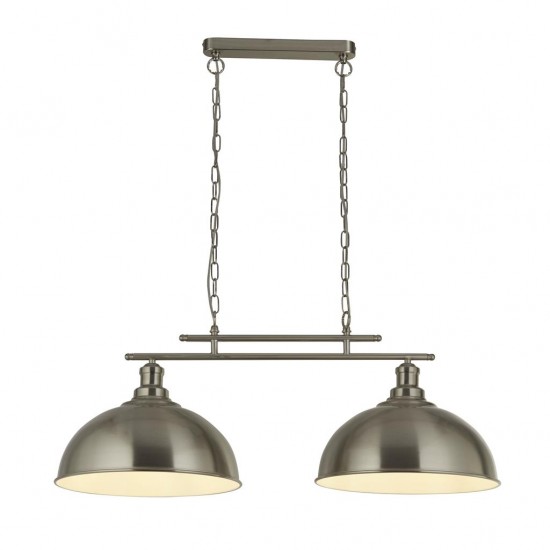 Searchlight pendant lamp Fusion, 2x60WxE27, 0932-2SS