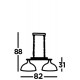 Searchlight piekaramais gaismeklis Fusion, 2x60WxE27, 0932-2SS