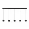 Searchlight pendant lamp Eindhoven 5x50WxGU10, 1014-5BK
