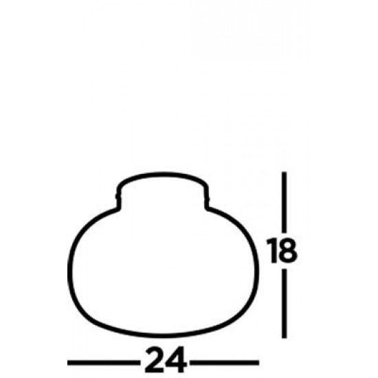 Searchlight GRIESTU GAISMEKLIS Lumina 1xE27x60W, 10271-1BK