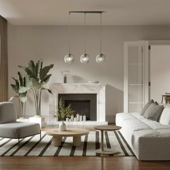 Searchlight Pendant Lamp Balls 3xE14x60W, 1033-3CL Searchlight Pendant Lamp Balls 3xE14x60W, 1033-3CL