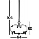 Searchlight piekaramā lampa Nina 5x60WxE14, LED, 1055-5CC