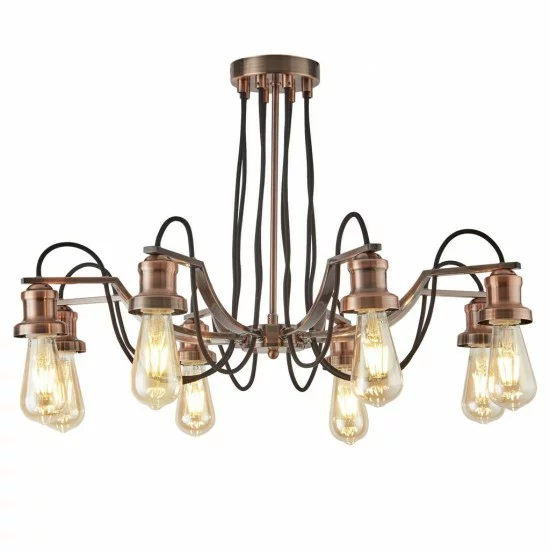 Searchlight подвесной светильник Olivia 8xE27x60W, 1068-8CU Searchlight подвесной светильник Olivia 8xE27x60W, 1068-8CU