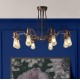 Searchlight Pendant Lamp Olivia 8xE27x60W, 1068-8CU