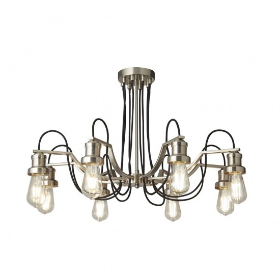 Searchlight Pendant Lamp Olivia 8xE27x60W, 1068-8SS