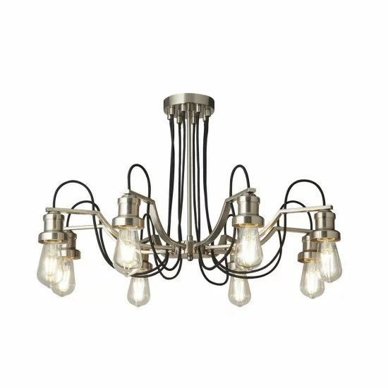 Searchlight Pendelleuchte Olivia 8xE27x60W, 1068-8SS Searchlight Pendelleuchte Olivia 8xE27x60W, 1068-8SS