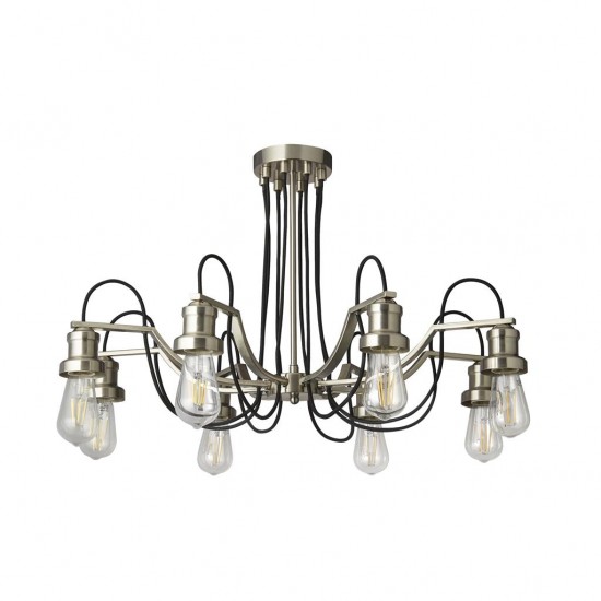 Searchlight Pendant Lamp Olivia 8xE27x60W, 1068-8SS