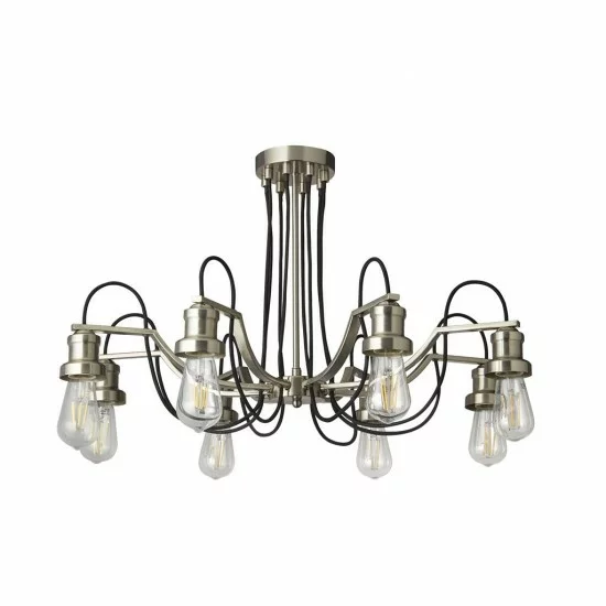 Searchlight Pendelleuchte Olivia 8xE27x60W, 1068-8SS Searchlight Pendelleuchte Olivia 8xE27x60W, 1068-8SS