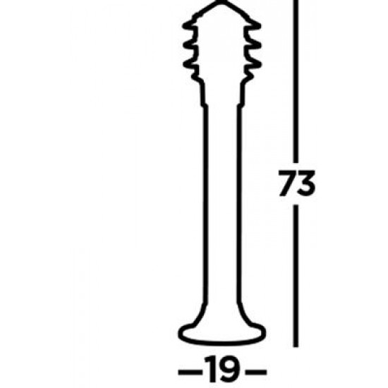 Searchlight OUTDOOR PEDESTAL, GARDEN LUMINAIRE BOLLARDS, 1x60WxE27, IP44, 1076-730