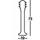 Searchlight DĀRZA DEKORATĪVAIS GAISMEKLIS, STABS BOLLARDS, 1x60WxE27, IP44, 1076-730 Searchlight DĀRZA DEKORATĪVAIS GAISMEKLIS, STABS BOLLARDS, 1x60WxE27, IP44, 1076-730