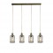 Searchlight Pendant Lamp Pipes 4xE27x60W, 1164-4AB