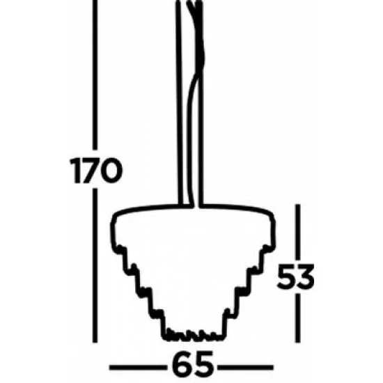 Searchlight Pendant Lamp Clarissa 9xE14x60W, 1229-9CC Searchlight Pendant Lamp Clarissa 9xE14x60W, 1229-9CC