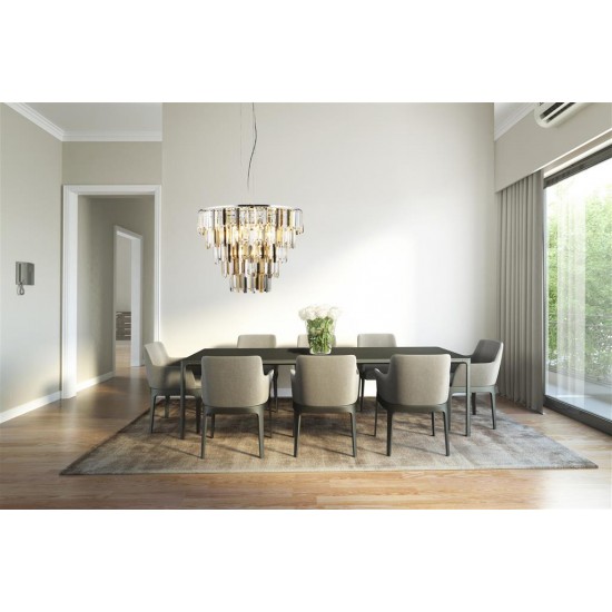 Searchlight Pendant Lamp Clarissa 9xE14x60W, 1229-9CC