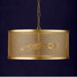 Searchlight pendant lamp Fishnet, 3x60WxE27, 12483-3GO