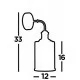 Searchlight Wandleuchte Pipes 1xE27x60W 1261AB Searchlight Wandleuchte Pipes 1xE27x60W 1261AB