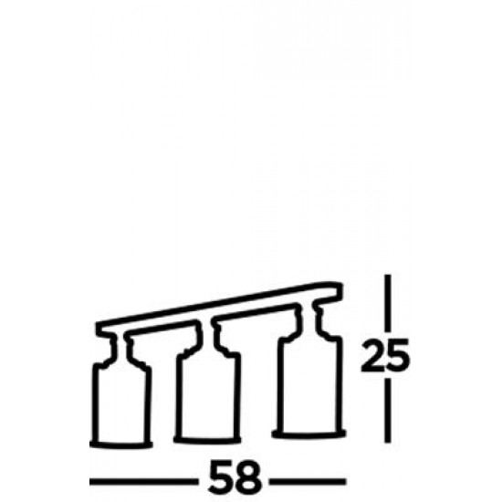 Searchlight подвесной светильник Pipes 3xE27x60W, 1263-3AB
