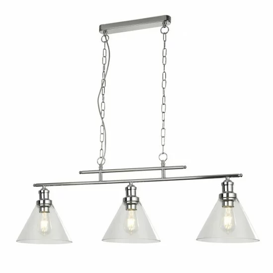 Searchlight piekaramā lampa Pyramid 3xE27x60W, 1277-3CC Searchlight piekaramā lampa Pyramid 3xE27x60W, 1277-3CC