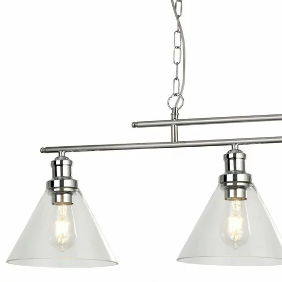 Searchlight piekaramā lampa Pyramid 3xE27x60W, 1277-3CC Searchlight piekaramā lampa Pyramid 3xE27x60W, 1277-3CC